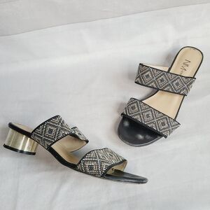 Neiman Marcus Beaded Sandals